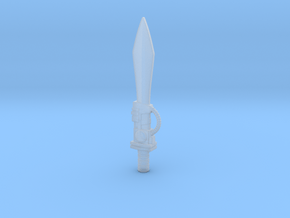 6mm Energo Sword for Upsized KO PotP Sludge in Clear Ultra Fine Detail Plastic