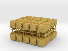 Life raft container - 1:100 - 20x in Tan Fine Detail Plastic