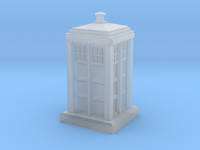 1:120 Police Box in Clear Ultra Fine Detail Plastic