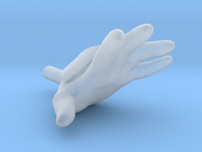 Accessory Hand for 6" Obi-Wan in Clear Ultra Fine Detail Plastic