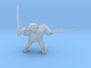 FallOut Fighter ShotgunSword in Clear Ultra Fine Detail Plastic