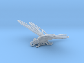 Dragonfly Pendant in Clear Ultra Fine Detail Plastic