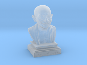 Gandhi miniature in Clear Ultra Fine Detail Plastic