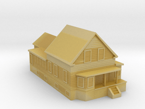 House 3D Print V2 in Tan Fine Detail Plastic