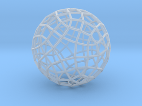 Generalized rhombicosidodecahedron in Clear Ultra Fine Detail Plastic