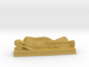Sleeping Gandhi in Tan Fine Detail Plastic