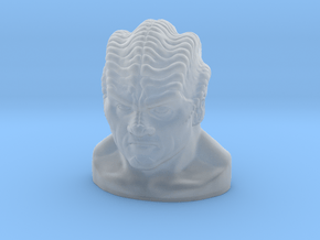 Bortus Portrait Bust in Clear Ultra Fine Detail Plastic