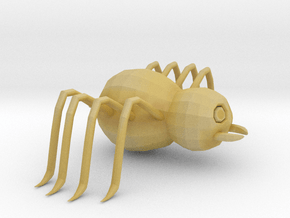 Cartoon Spider No Mouth in Tan Fine Detail Plastic
