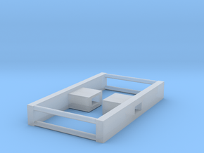 Plain NEM coupler box for O16.5 Bogies in Clear Ultra Fine Detail Plastic