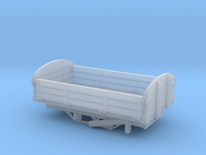 Freelance "Bobber" 3 plank open wagon (O16.5) in Clear Ultra Fine Detail Plastic