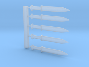 Sword SET in Clear Ultra Fine Detail Plastic
