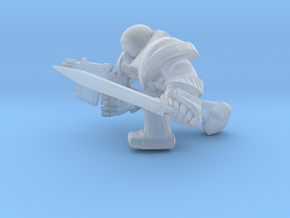 SPACE MARINER BOLTPISTandSWORD in Clear Ultra Fine Detail Plastic