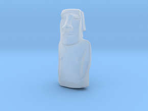 Moai in Clear Ultra Fine Detail Plastic