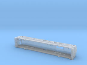 1:160 ST46 Body - PKP CARGO - BLUE in Clear Ultra Fine Detail Plastic