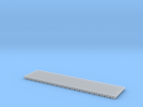 planche de rive SNCV HO avec trous 79.5 mm  10 pie in Clear Ultra Fine Detail Plastic