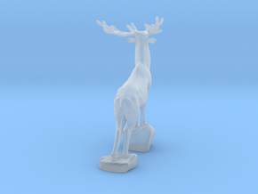 Noble deer in Clear Ultra Fine Detail Plastic