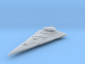 Vindicator class heavy cruiser in Clear Ultra Fine Detail Plastic