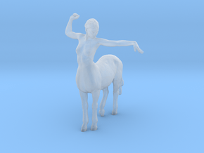 Female Centaur in Clear Ultra Fine Detail Plastic