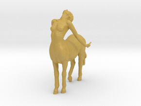 Female Centaur Pose 2 in Tan Fine Detail Plastic