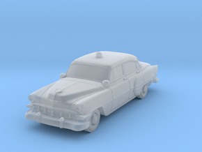 1954 Chevy Police Car in Clear Ultra Fine Detail Plastic