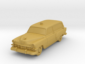 1954 Chevy Police Wagon in Tan Fine Detail Plastic