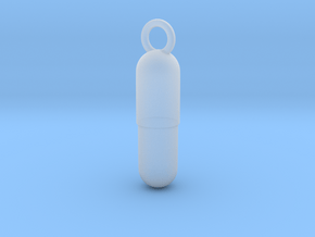 Cosplay Charm - Pill (style 2) in Clear Ultra Fine Detail Plastic