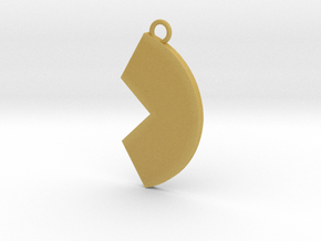 Cosplay Charm - Broken Circle in Tan Fine Detail Plastic