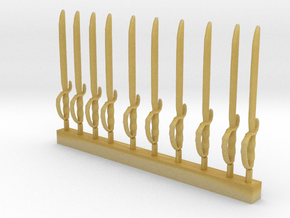 Sword-Hand-Guard Set2 v1 in Tan Fine Detail Plastic