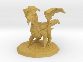 Regal Dragon in Tan Fine Detail Plastic