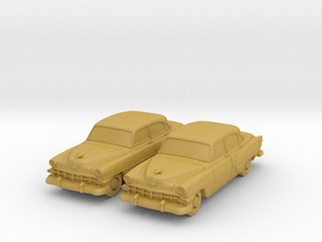 1954 Chevy 4 Door 210 (2) N Scale Vehicles in Tan Fine Detail Plastic