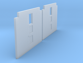 CNR Colonist Doors (1pr) in Clear Ultra Fine Detail Plastic
