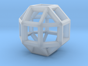 18mm lawal skeletal rhombicuboctahedron gmtrx 1 in Clear Ultra Fine Detail Plastic