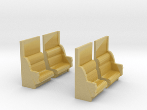 CNR End Sections (draft, 2pr) in Tan Fine Detail Plastic