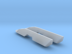 1/1000 Serpens Cruiser Nacelles (part #3 for kit) in Tan Fine Detail Plastic