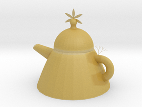  teapot in Tan Fine Detail Plastic