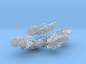 Robot Ship Pack in Clear Ultra Fine Detail Plastic