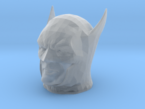 Batman Year One head in Clear Ultra Fine Detail Plastic