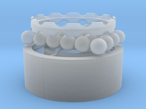 3D Printable Water Proof Ball Bearings Assembly #1 in Clear Ultra Fine Detail Plastic