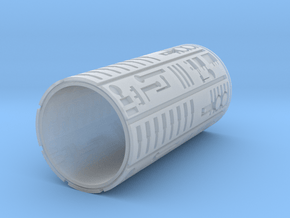 Plug Tube  in Clear Ultra Fine Detail Plastic