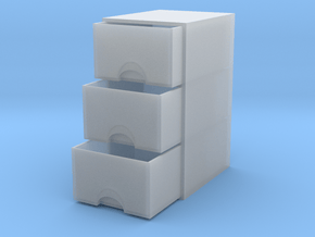 Storage Box in Clear Ultra Fine Detail Plastic