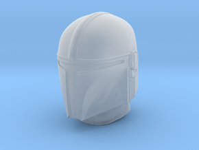 bounty hunter helmet in 1/6 scale in Clear Ultra Fine Detail Plastic