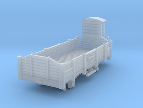 Open wagon H0m in Clear Ultra Fine Detail Plastic