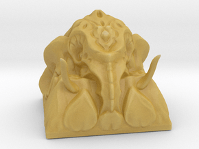 Ganesha Keycap in Tan Fine Detail Plastic