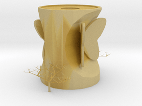 vase in Tan Fine Detail Plastic