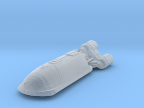 CSS-1 Corellian Star Shuttle 5" long in Clear Ultra Fine Detail Plastic
