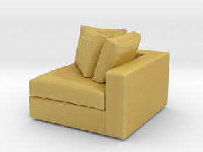 Miniature 1:24 Sofa  in Tan Fine Detail Plastic
