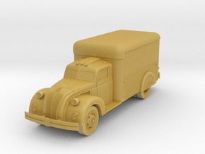 1938 Dodge Airflow Box Truck in Tan Fine Detail Plastic