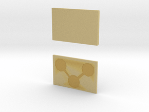 card case in Tan Fine Detail Plastic