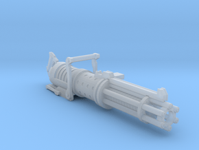 Z-6 rotary blaster cannon 1:6 scale in Clear Ultra Fine Detail Plastic