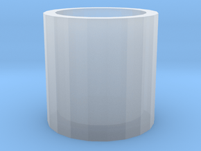 Violet mug in Clear Ultra Fine Detail Plastic